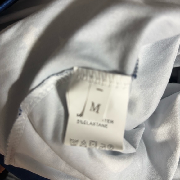 Blue Star and Moon Print Pajama Onesie with Butt Flap - Picture 7 of 7